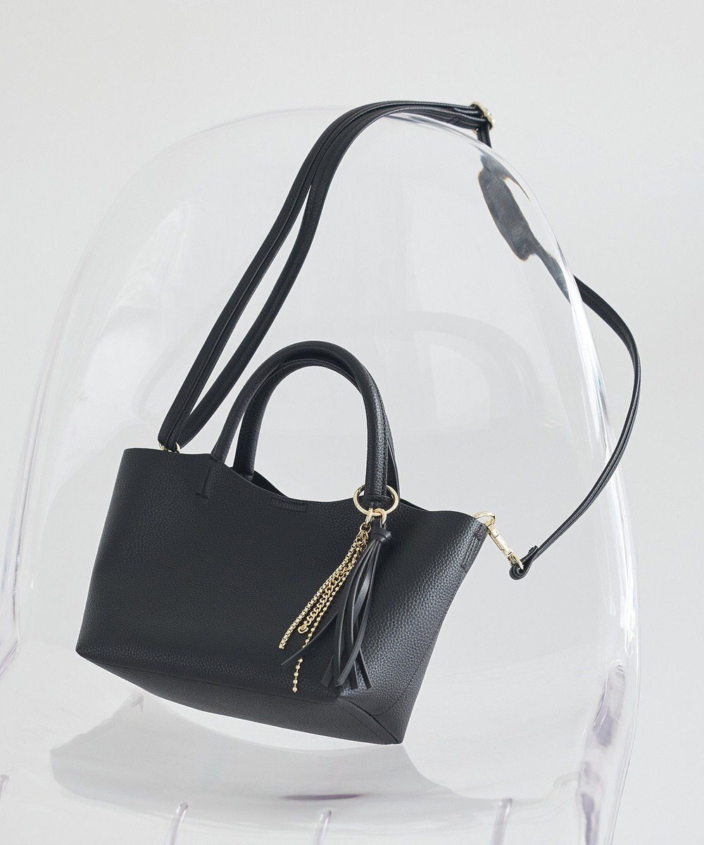 earth music&ecology 【軽量】チャーム付きミニトートバッグ 