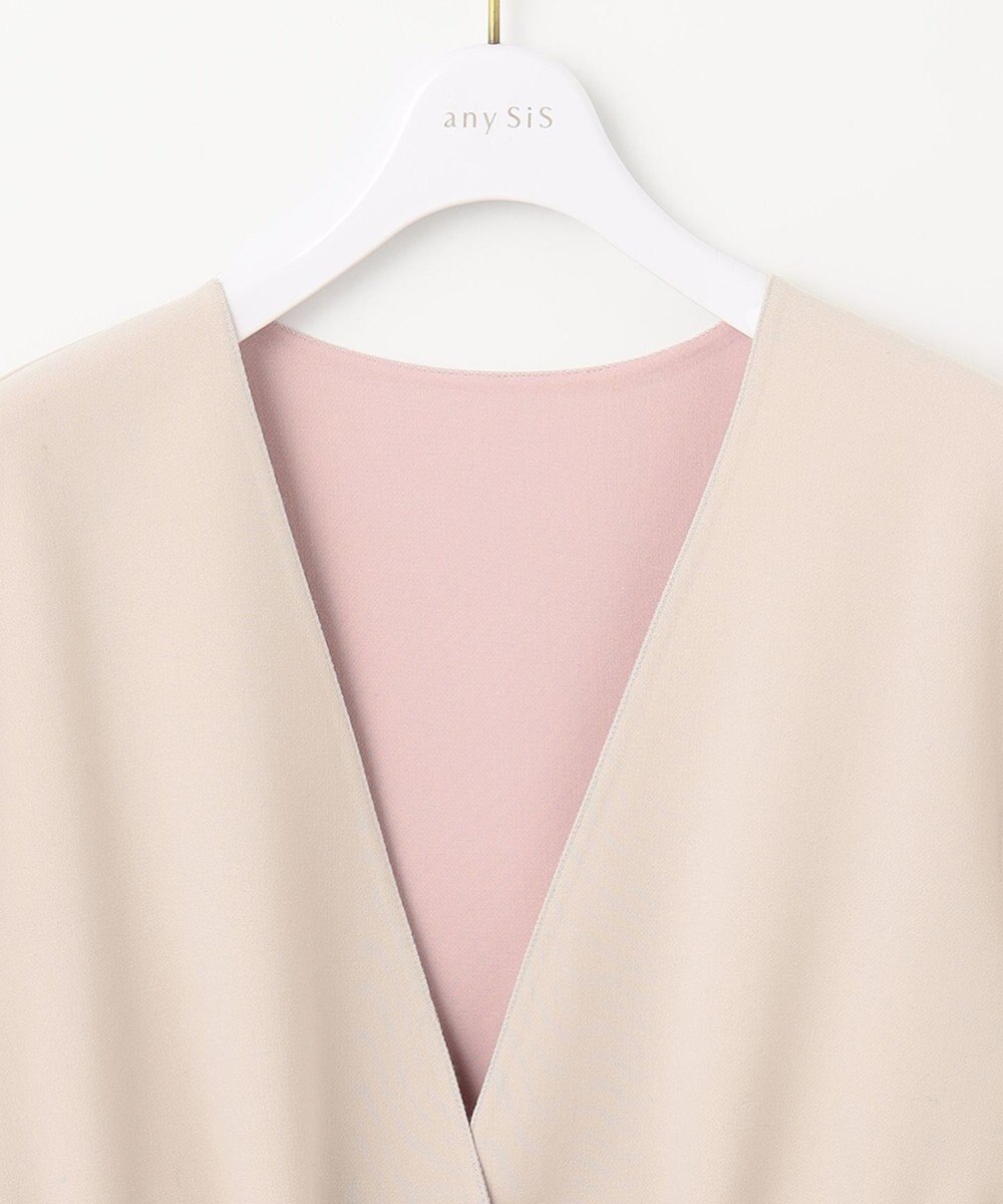 ANY SIS 【2WAY・リバーシブル】スプリングショートリバー コート 