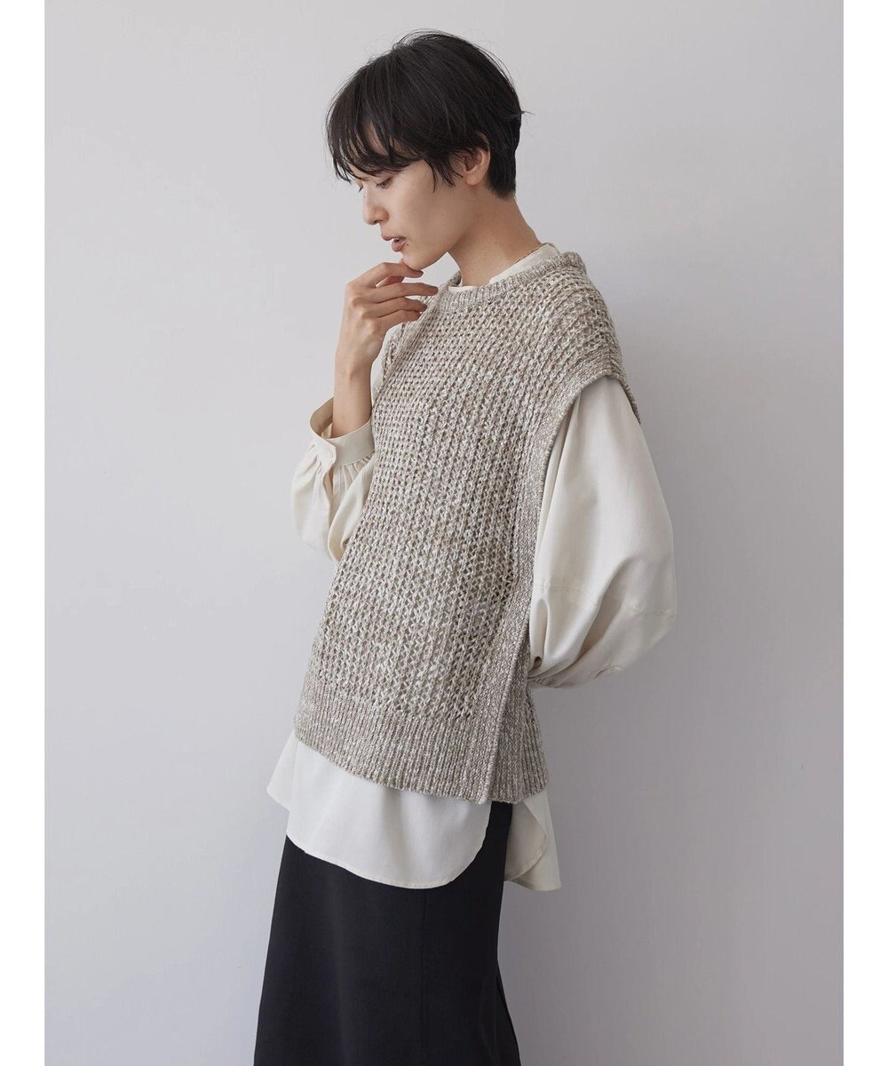 AMERICAN HOLIC ＳＥＴ　ボリュームスリーブシャツ＋ニットベスト 