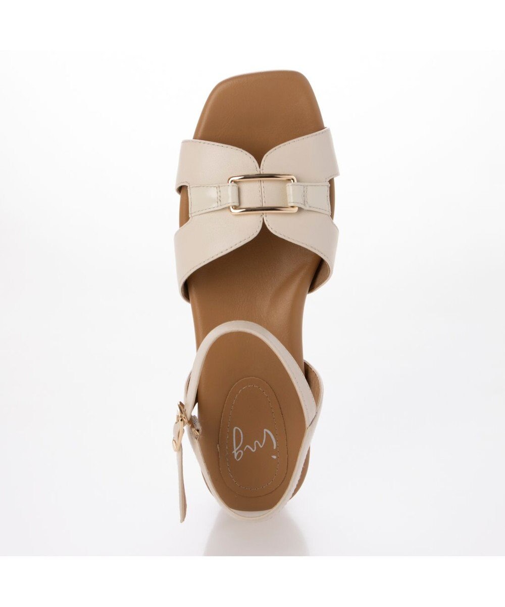 ing <ing>ローヒールウエッジサンダル 