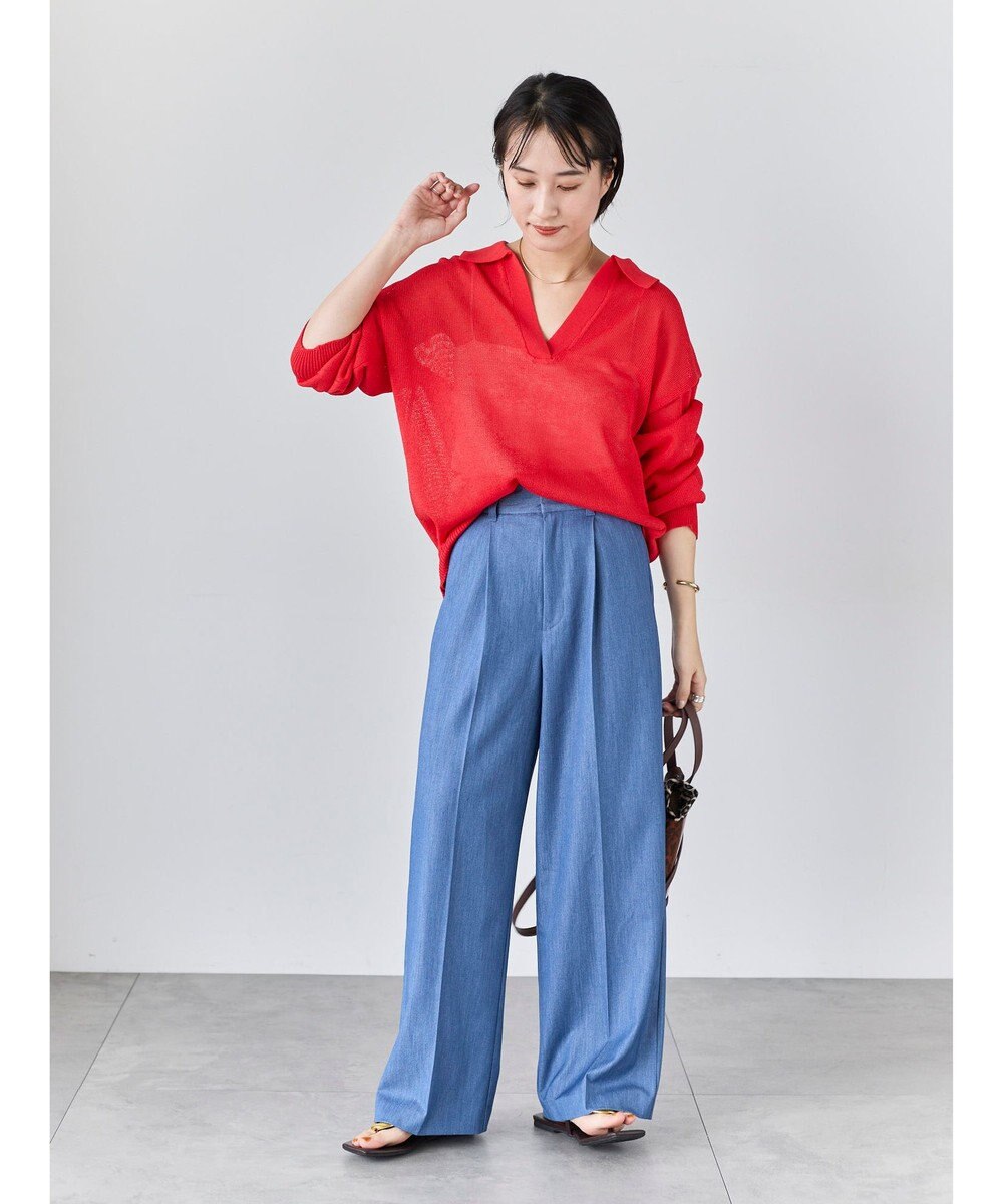 Te chichi メッシュスキッパーポロニット 