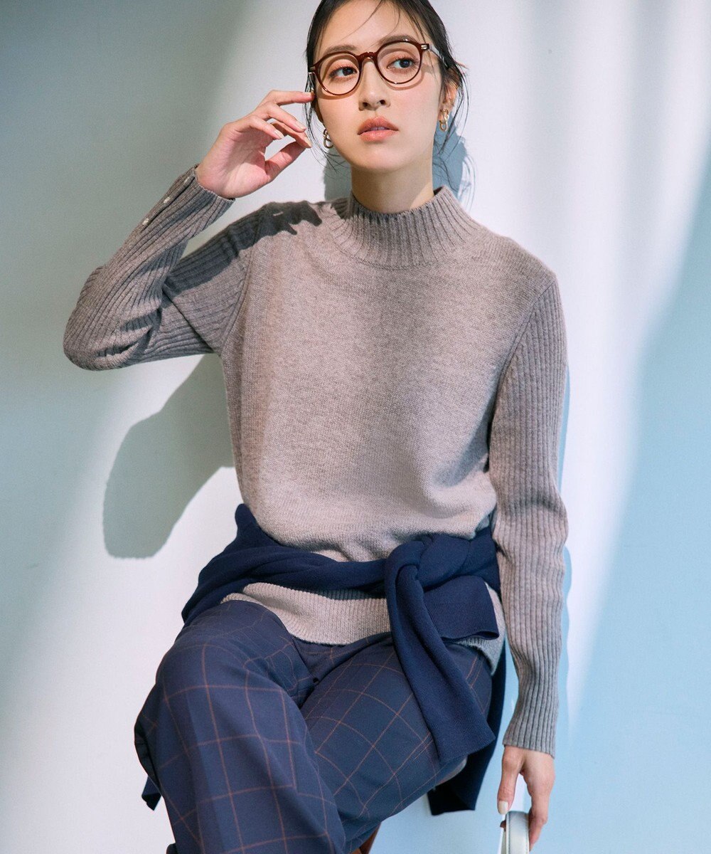 J.PRESS LADIES L CASHBIT NEO ハイネック ニット 
