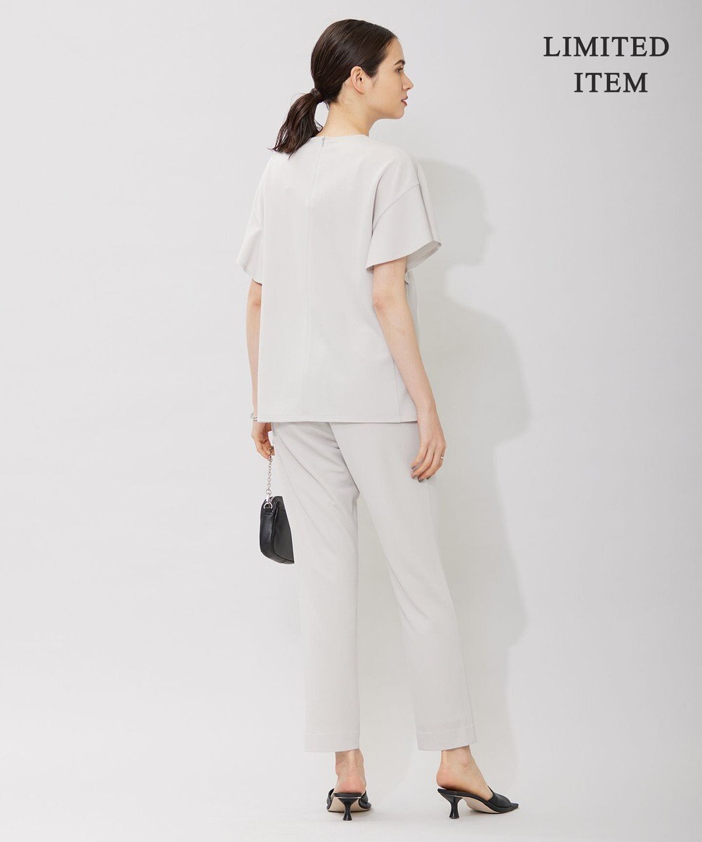 ICB 【WEB限定・洗える】ストレッチアムンゼン セミワイドパンツ 