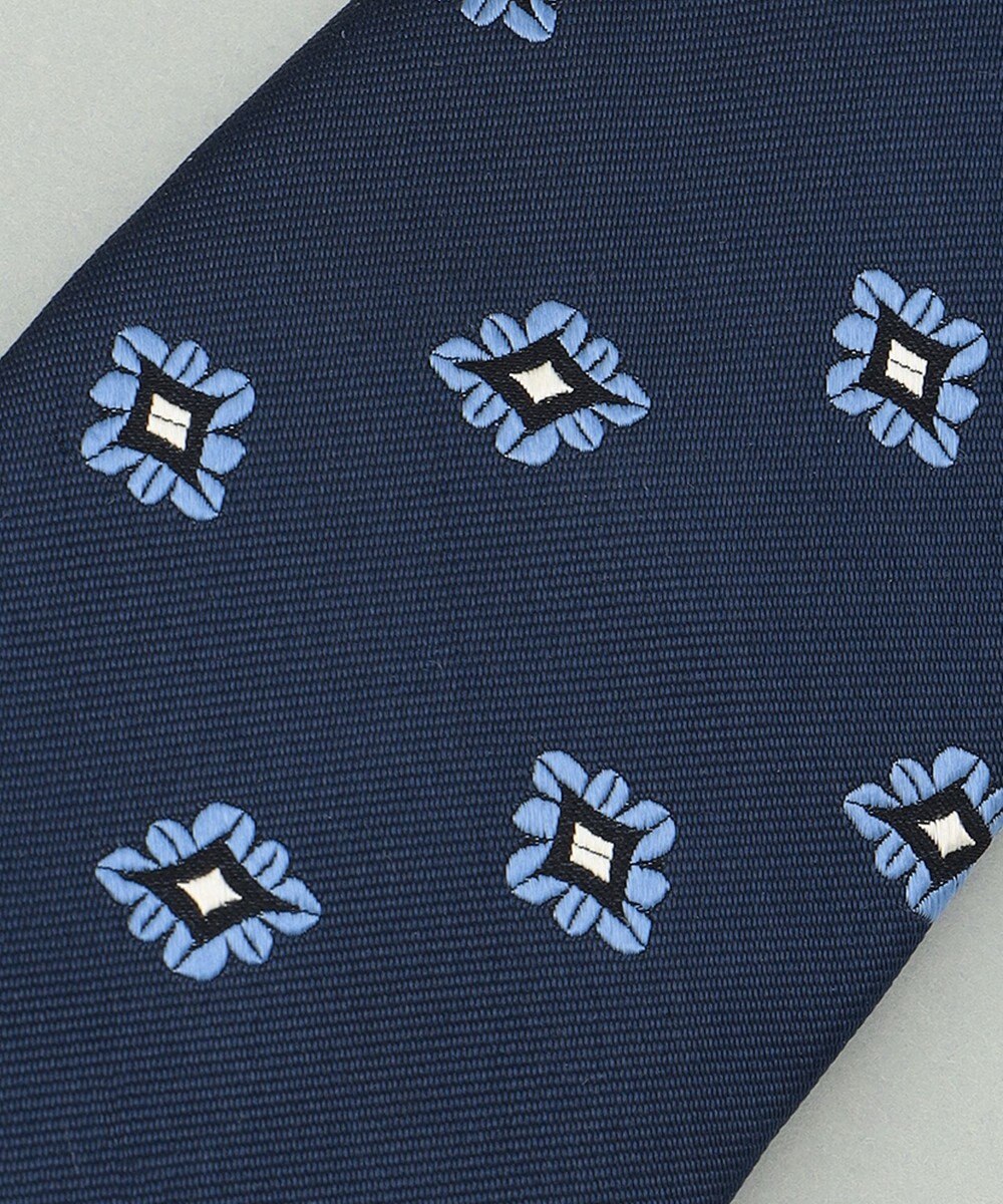 GOTAIRIKU 【日本製】西陣ネクタイ_ネイビー×サックス系 