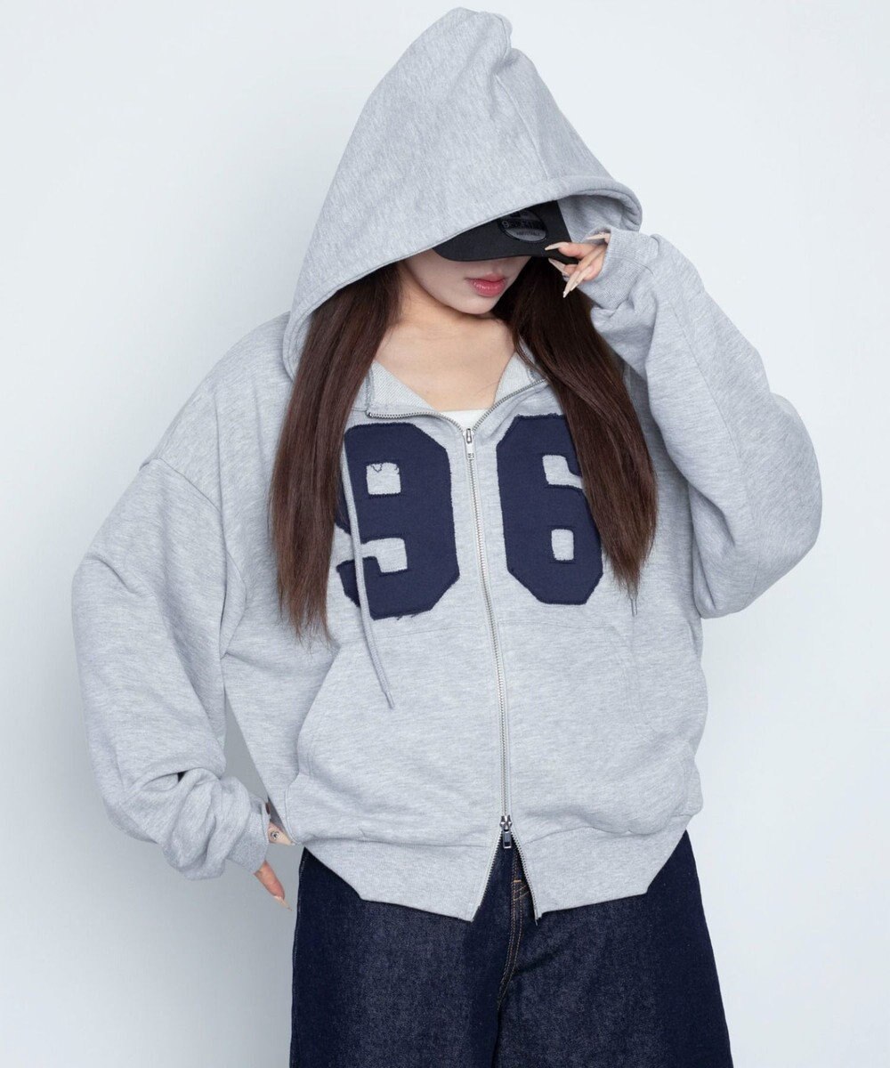 WEGO グラフィックZIPパーカー 