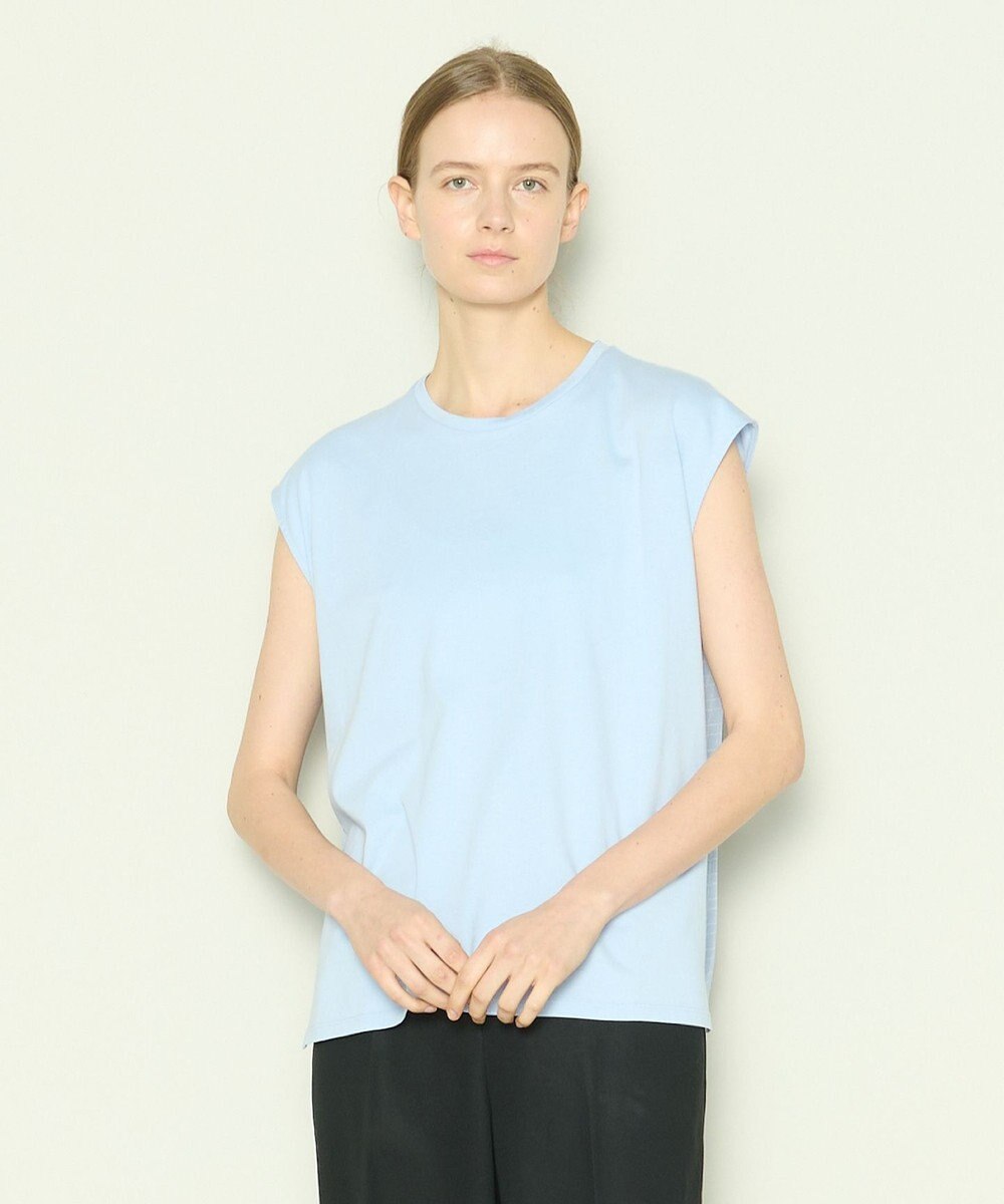 JOSEPH 【洗える】アクロスプリント×ジャージー　カットソー 