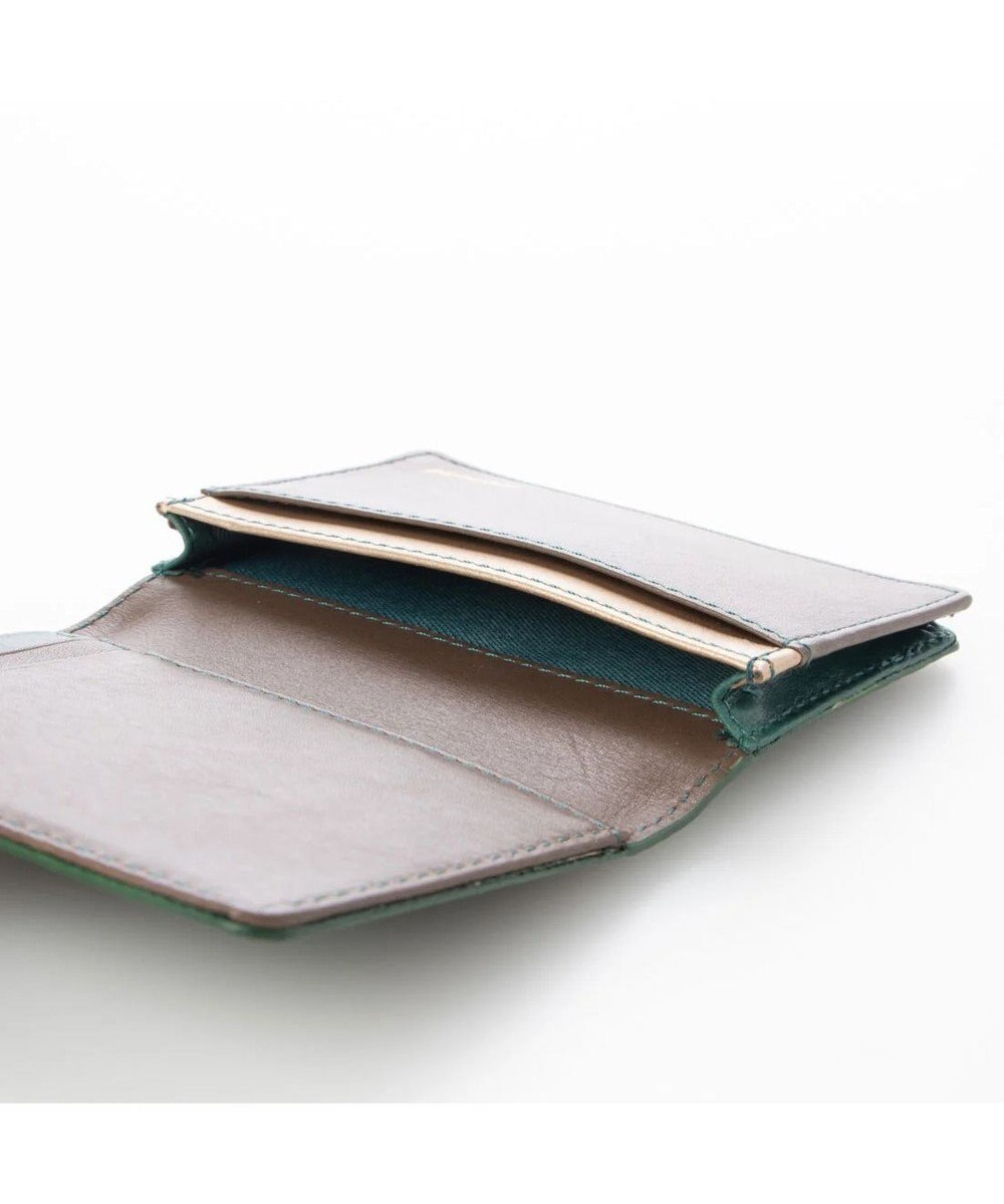 UNBILLION perche 牛革カラーコンビカードケース 