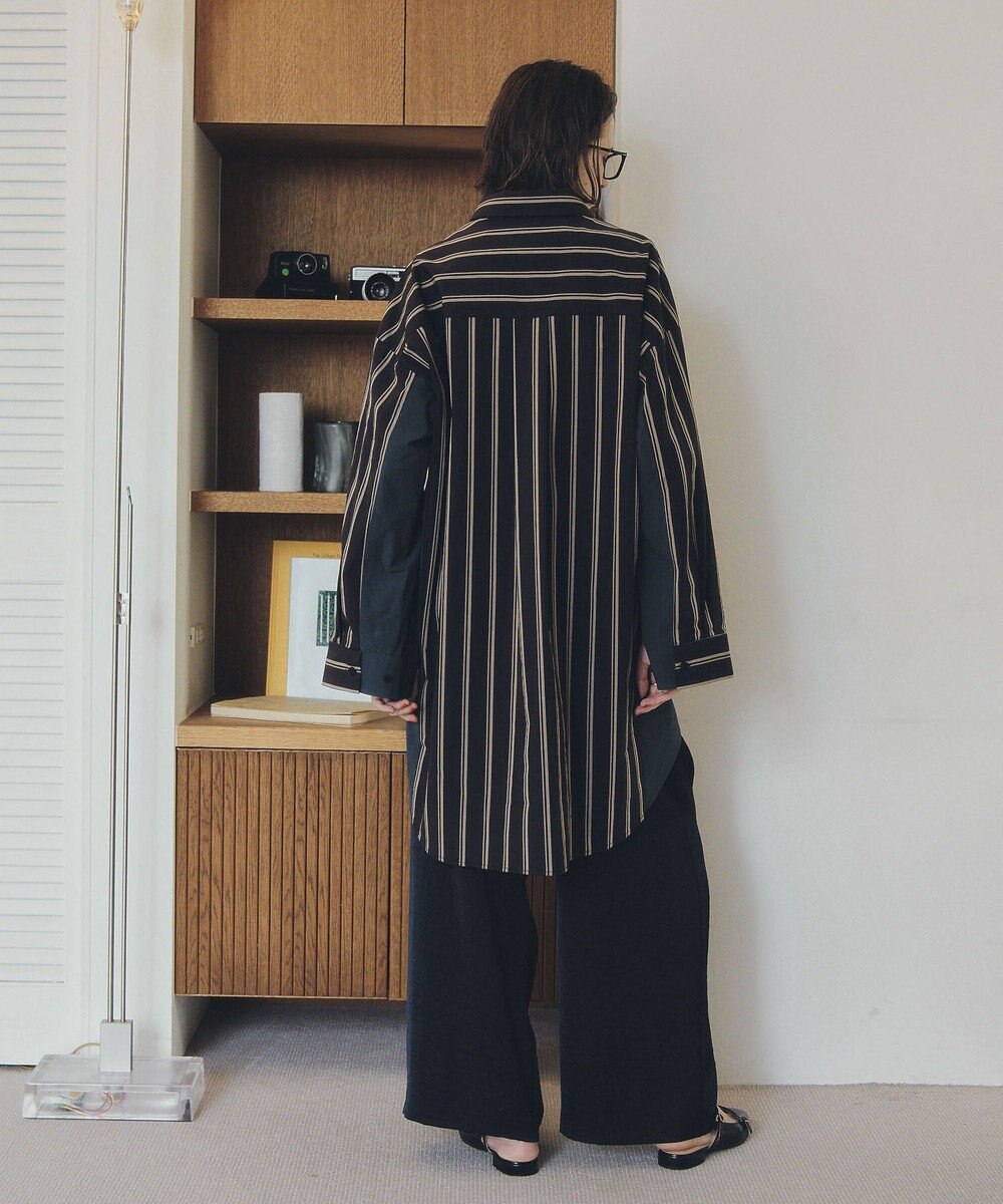 YECCA VECCA 2way袖デザインロングシャツ 