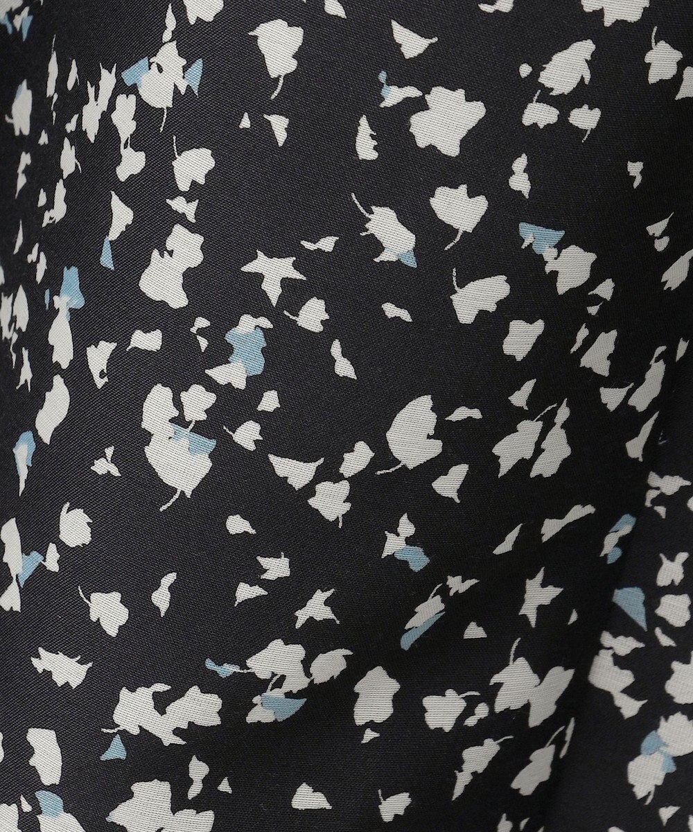 J.PRESS LADIES L 【洗える】スパンローンフラワープリント ワンピース 