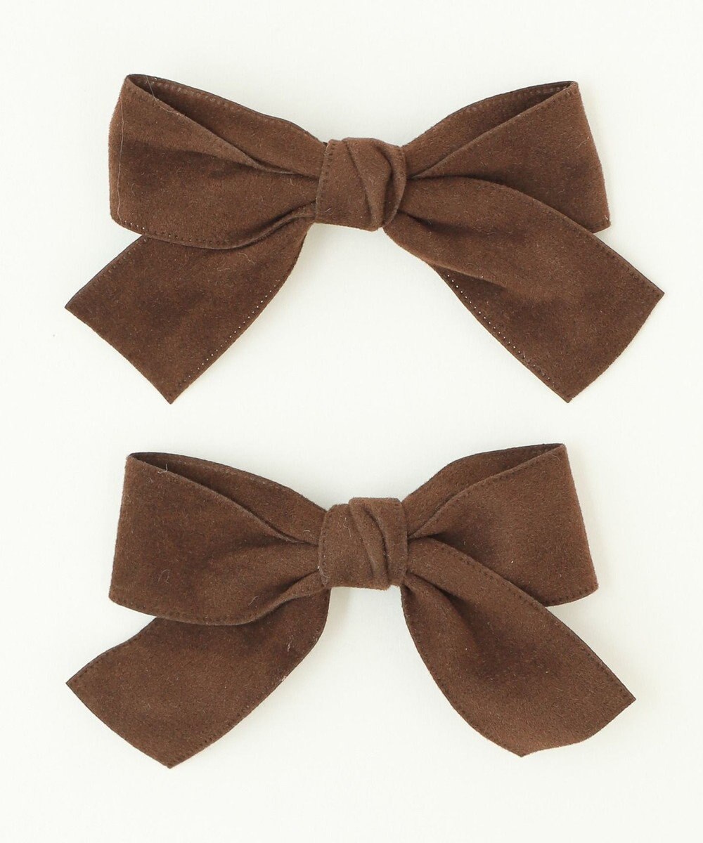 WEGO LベロアBIGリボンクリップ 