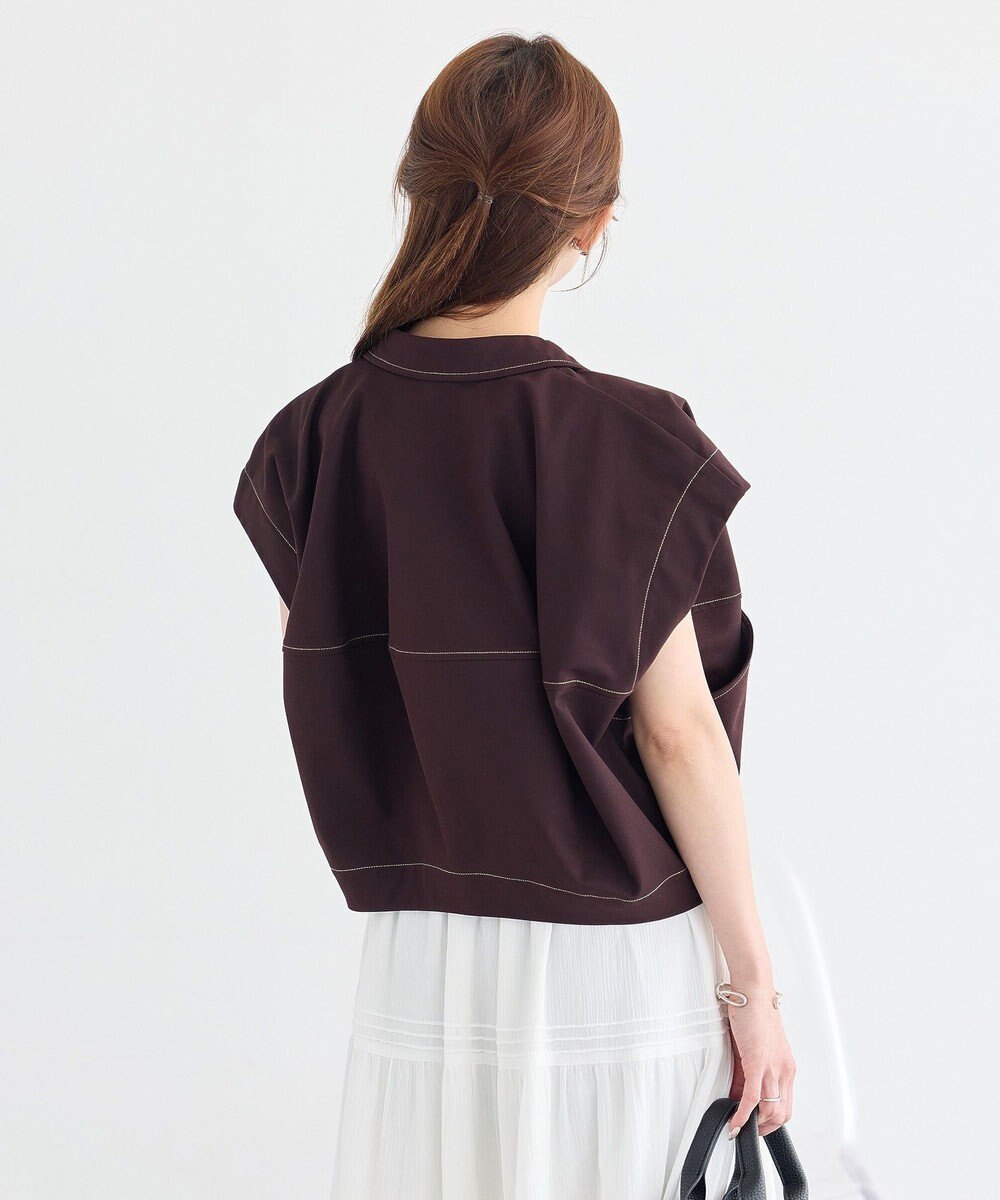 earth music&ecology コクーンフォルムシャツ 