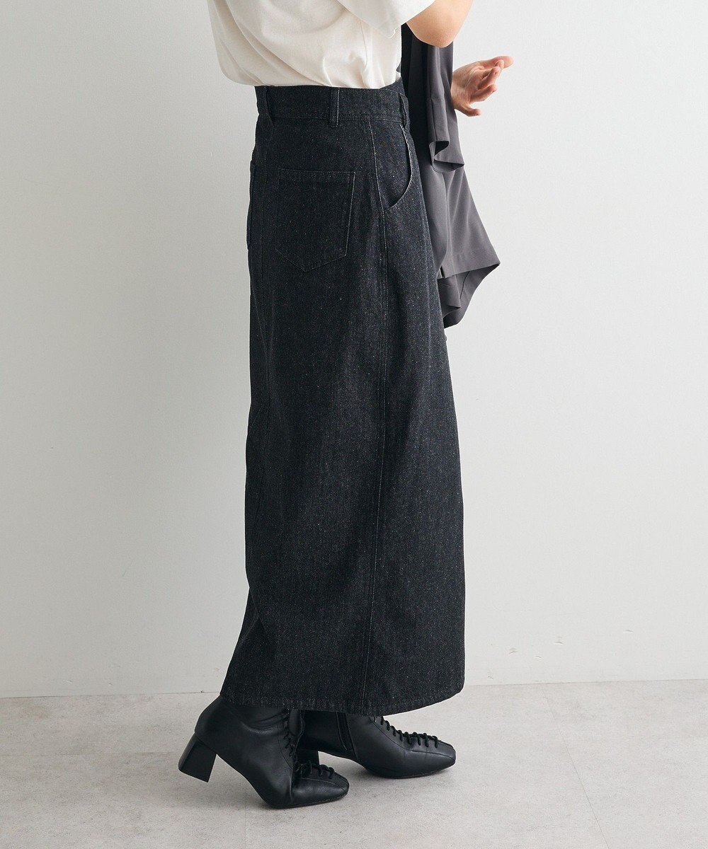 CRAFT STANDARD BOUTIQUE ラップ風デニムスカート 