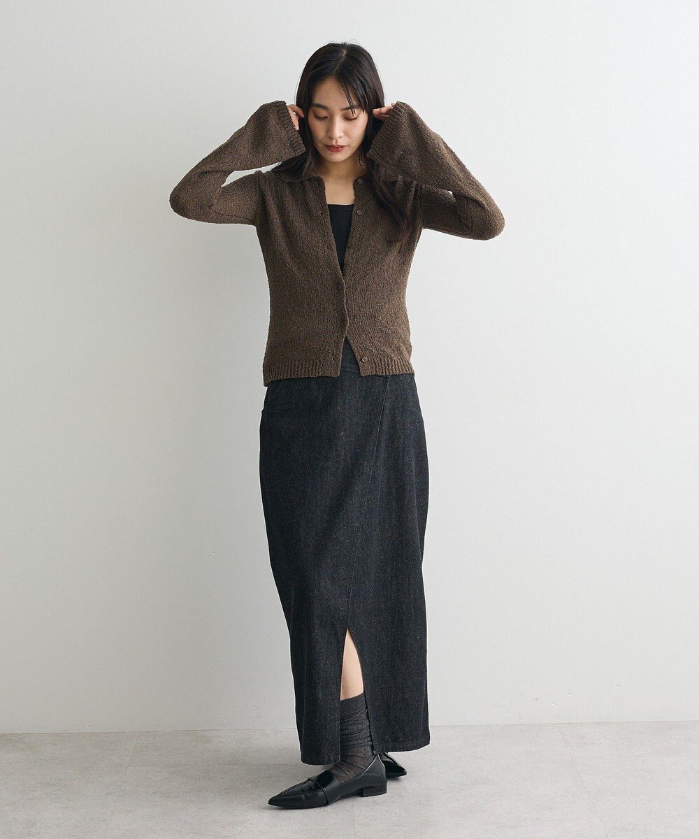 CRAFT STANDARD BOUTIQUE ラップ風デニムスカート 