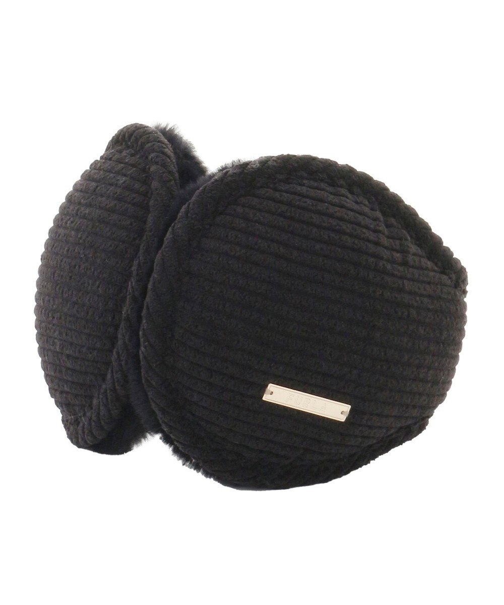 MOONBAT FURLA(フルラ) コーデュロイ×ファー バックアームイヤマフ 