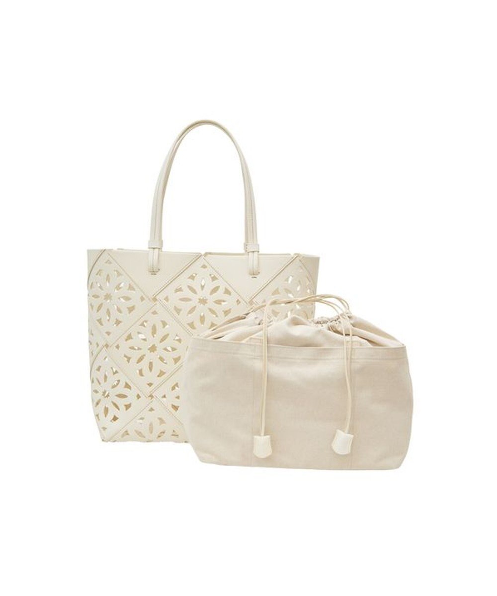 genten サスカットバスケット手提げバッグ＜LL＞ 