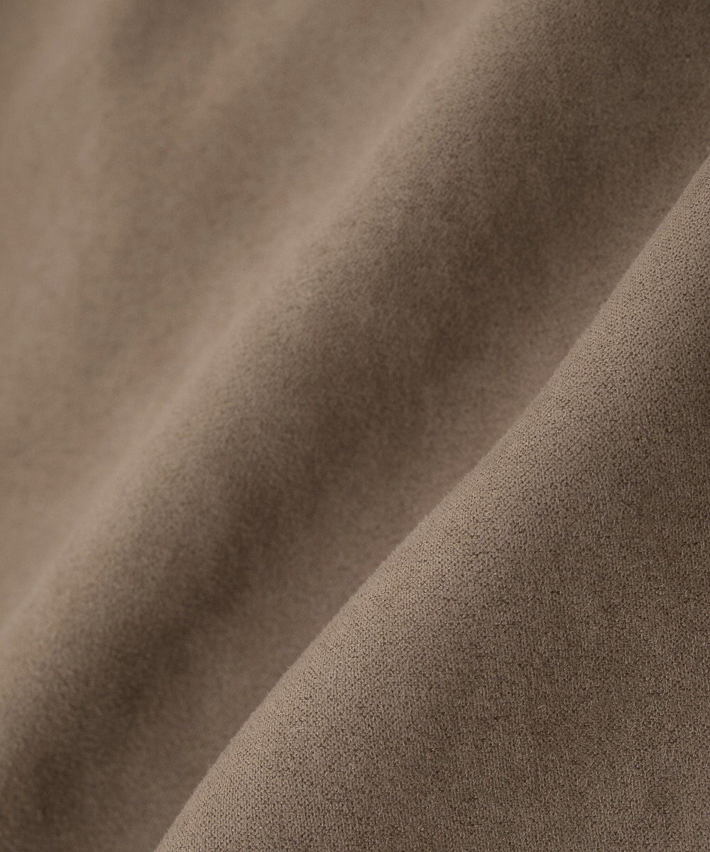 Green Parks スウェードライクギャザーブルゾン 