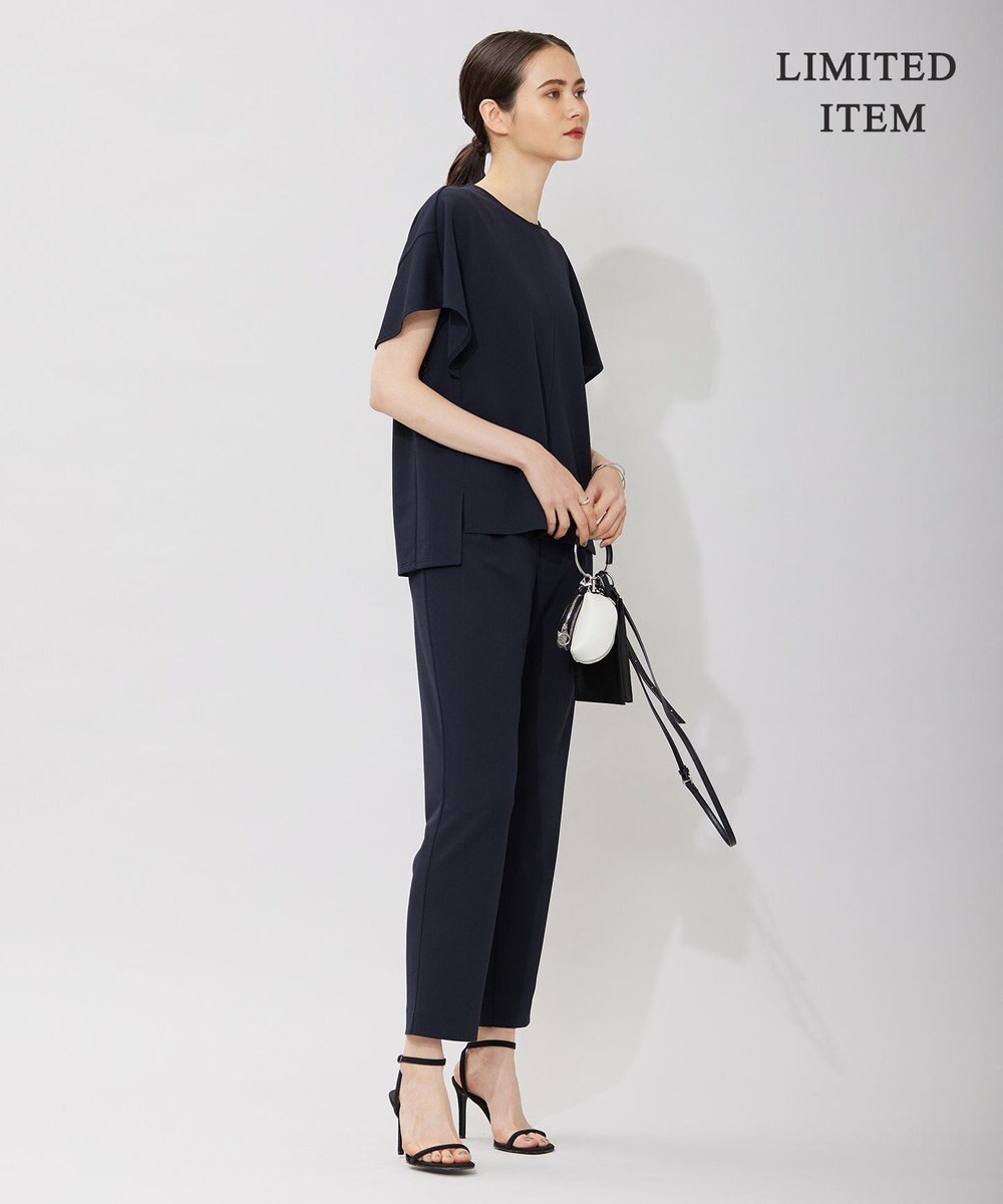 ICB 【WEB限定・洗える】ストレッチアムンゼン セミワイドパンツ 