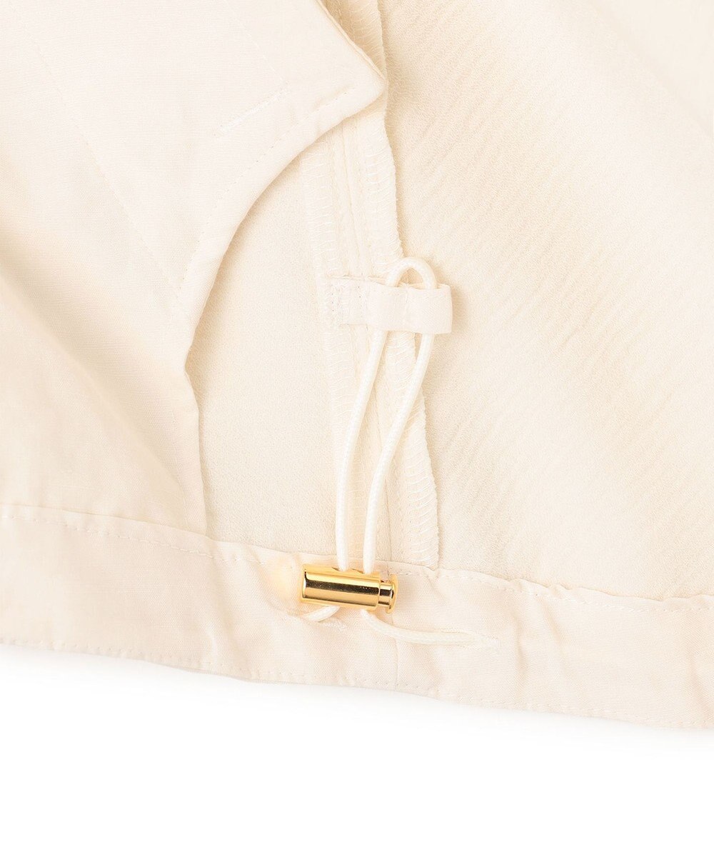 BEIGE， 【洗える】POMONA / ゴールドジップライトブルゾン 