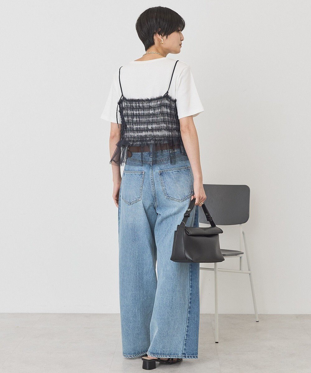 AMERICAN HOLIC 【2点セット】半袖Tシャツ＋チュールビスチェ 