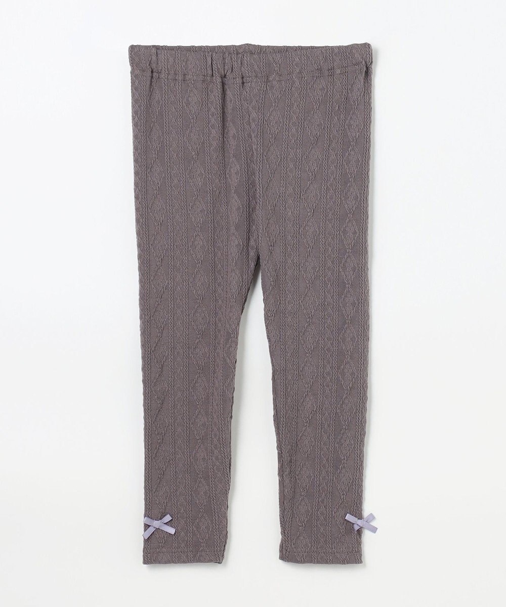 ANY KIDS ケーブル ジャガードレギンス 