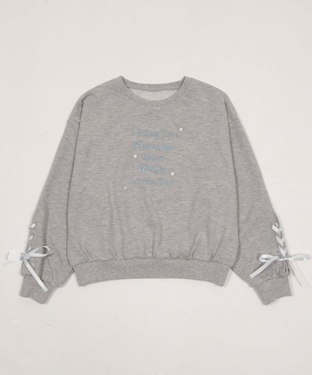 WEGO レースアップリボンスウェット 