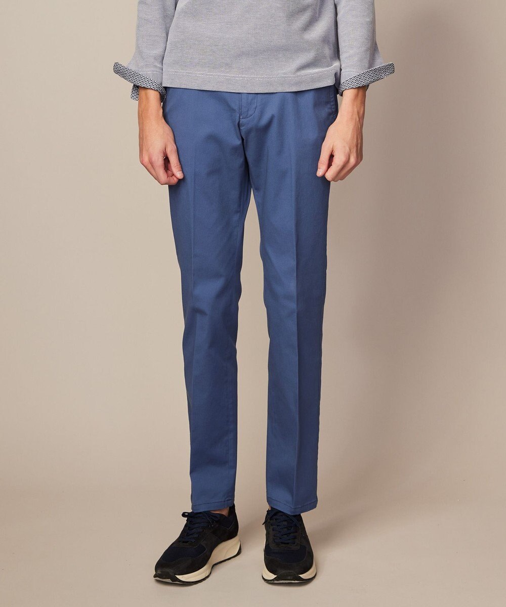 JOSEPH ABBOUD 【ウエストも伸びる！】オーガニックストレッチ パンツ 