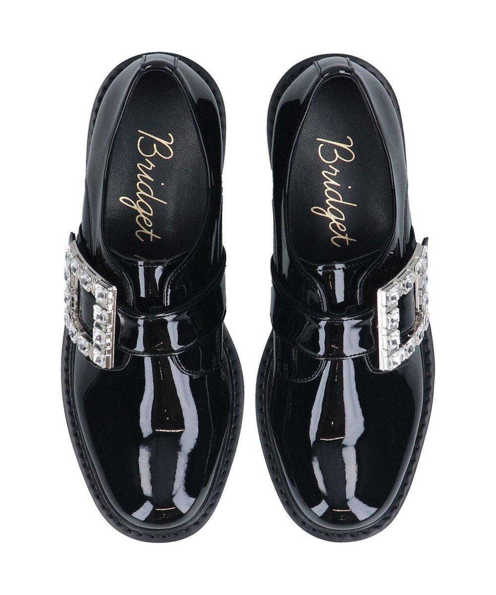 Bridget Birkin 【Bridget Birkin】スクエアサイドビジューローファー 