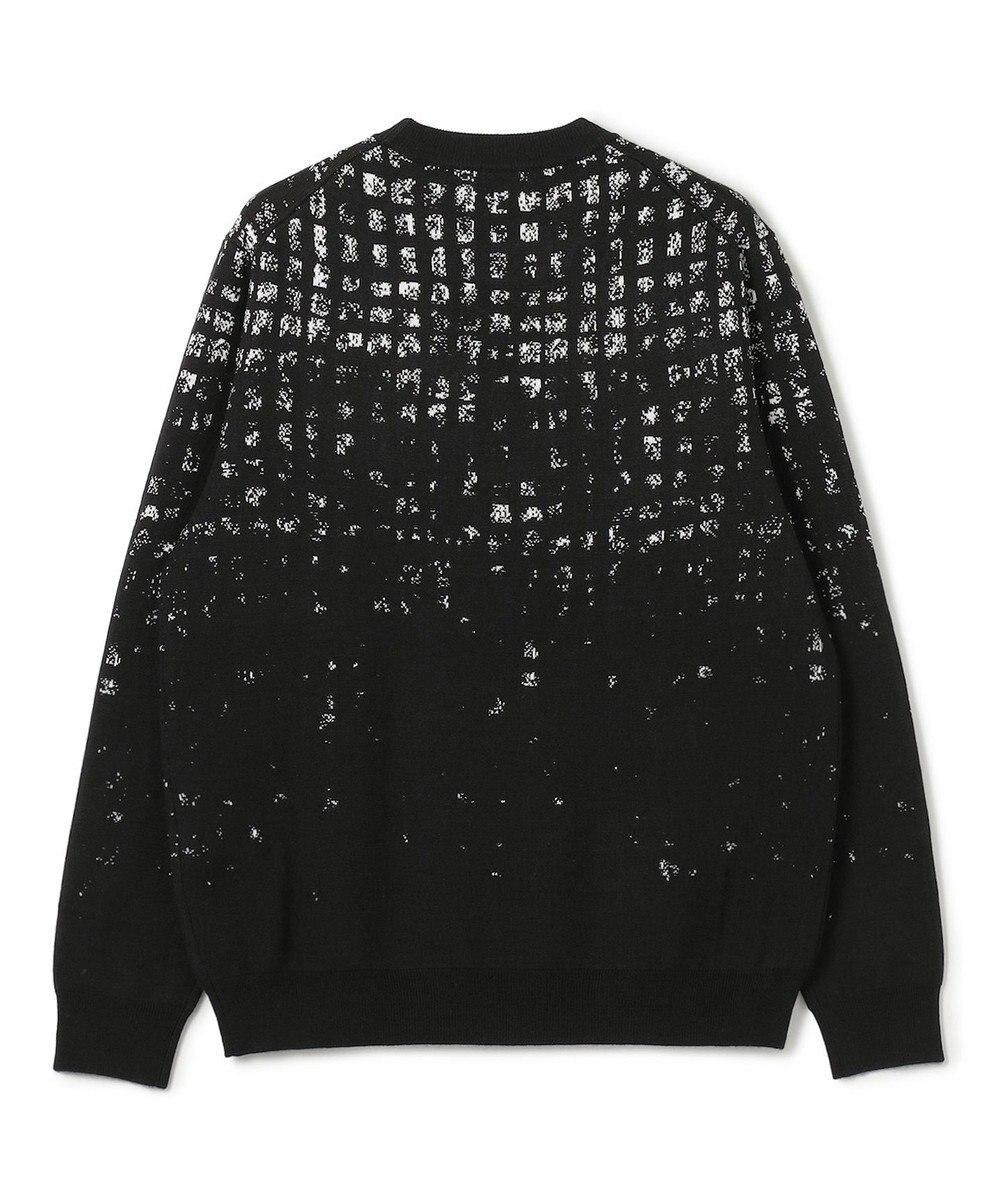 JOSEPH HOMME ドローイングブレイドジャガード　クルーネック長袖ニット 