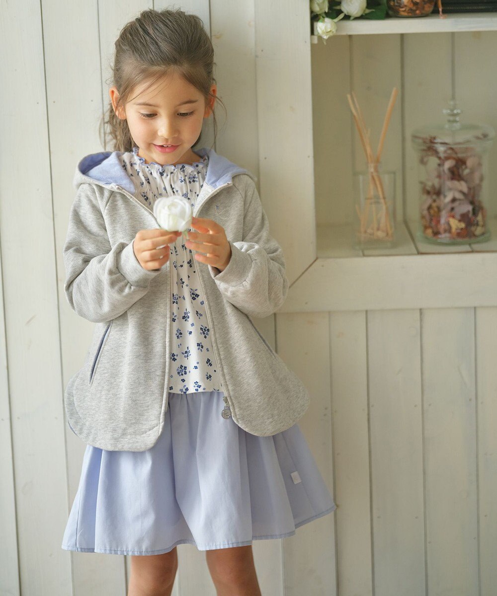 組曲 KIDS 【150-160cm】ドライコットン パーカー 