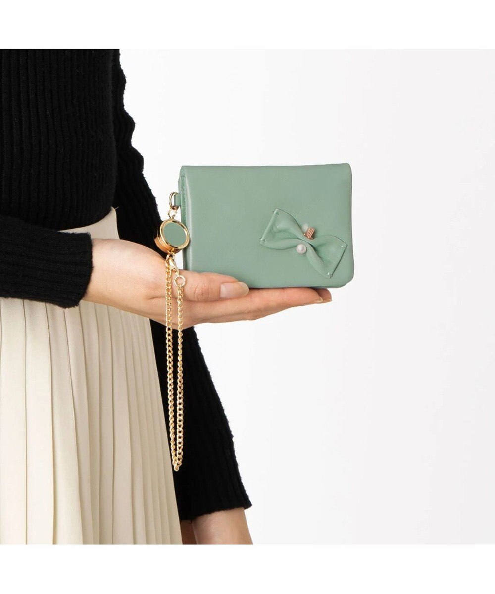 LANVIN en Bleu ペアル 2面パスケース 