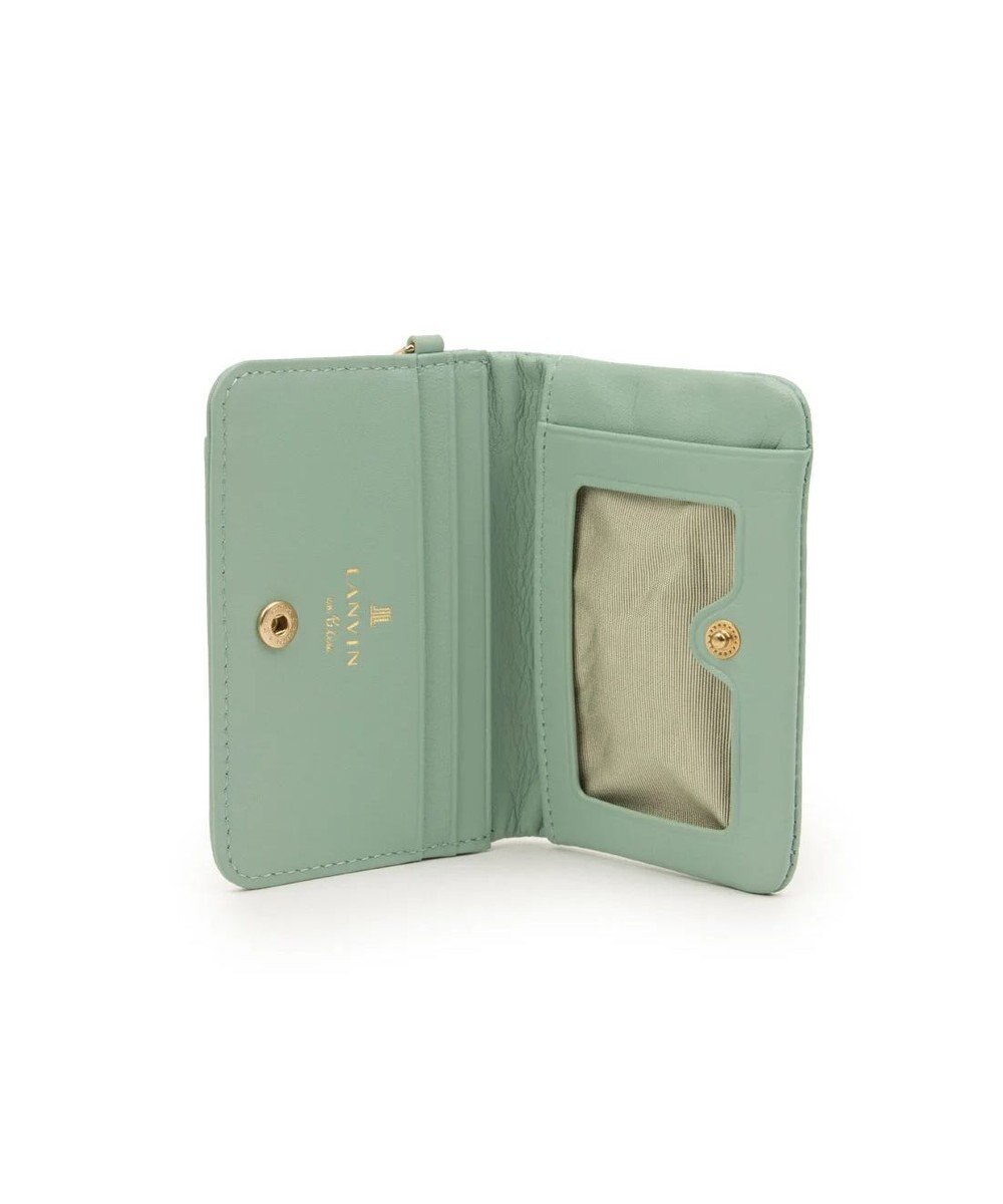 LANVIN en Bleu ペアル 2面パスケース 