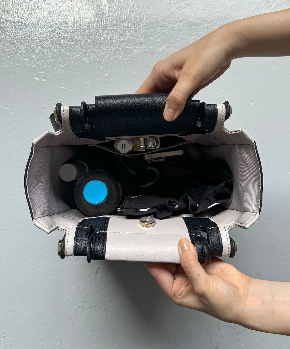 組曲 2WAYハンドルスクエアトート バッグ 