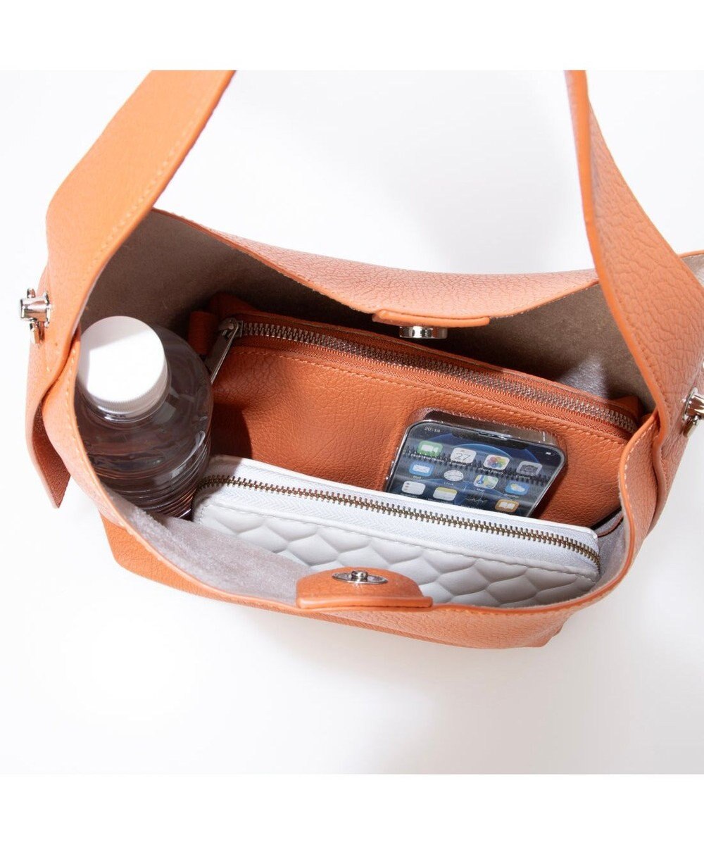 UNBILLION カシュカシュ cachecache / ポーチショルダー付き2wayホーボーバッグ 