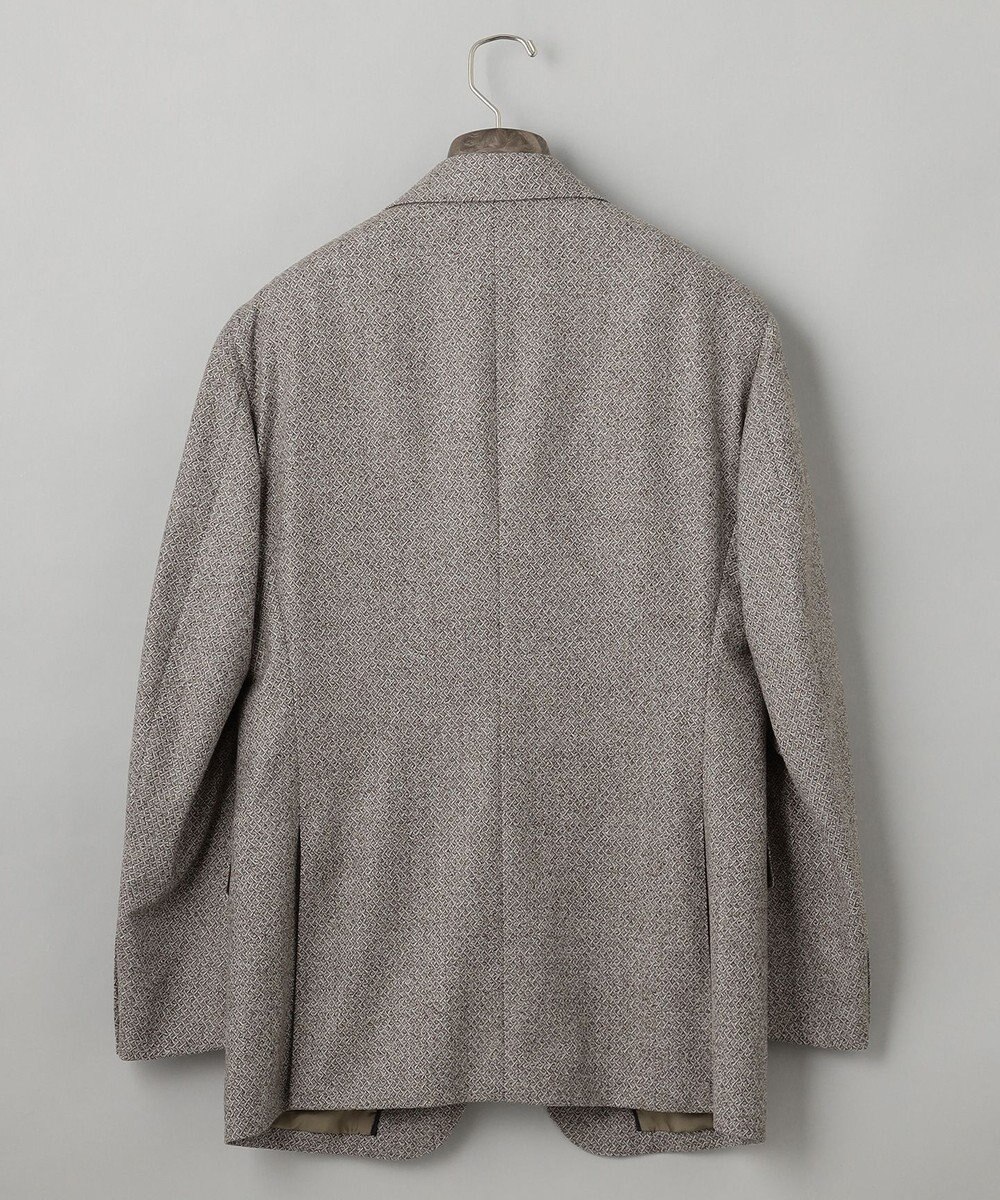 GOTAIRIKU 【DELFINO】ナポリジオメトリックツイード ジャケット_ブラウン 