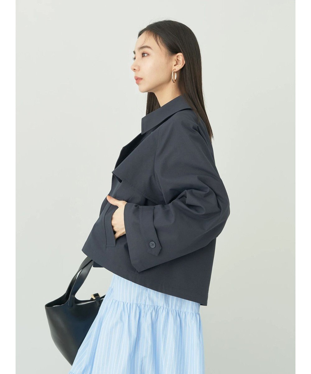 earth music&ecology ショートトレンチコート 