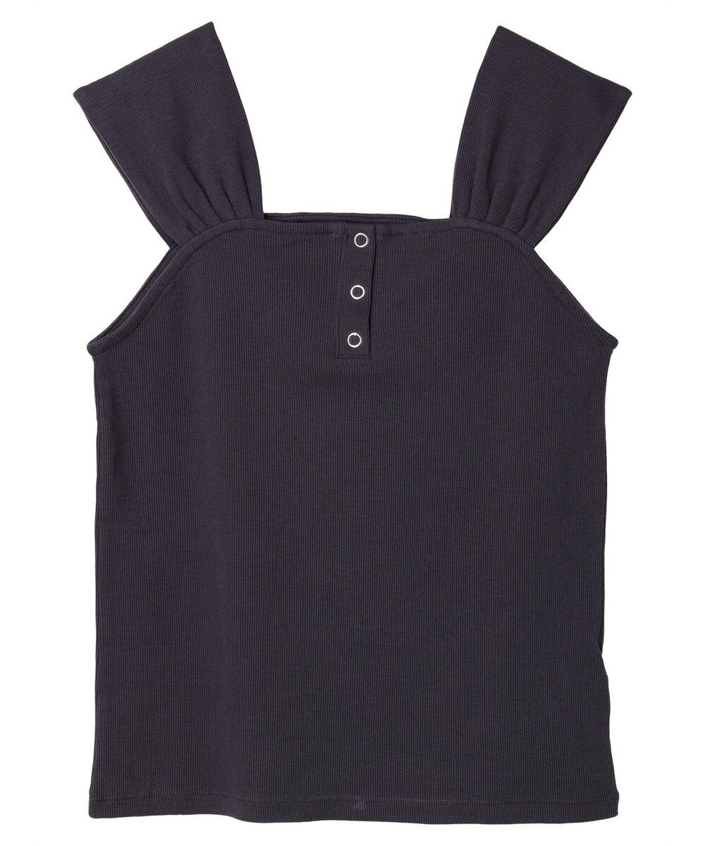 earth music&ecology リブフレンチタンクトップ 