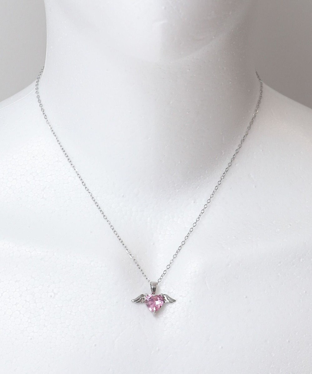 WEGO Lステンレスストーンモチーフネックレス 