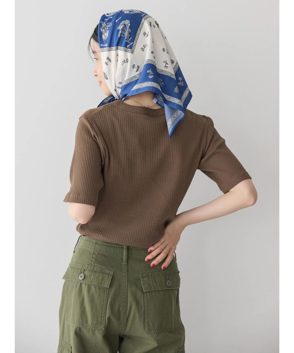 AMERICAN HOLIC 抗菌防臭針抜きテレコカットプルオーバー 