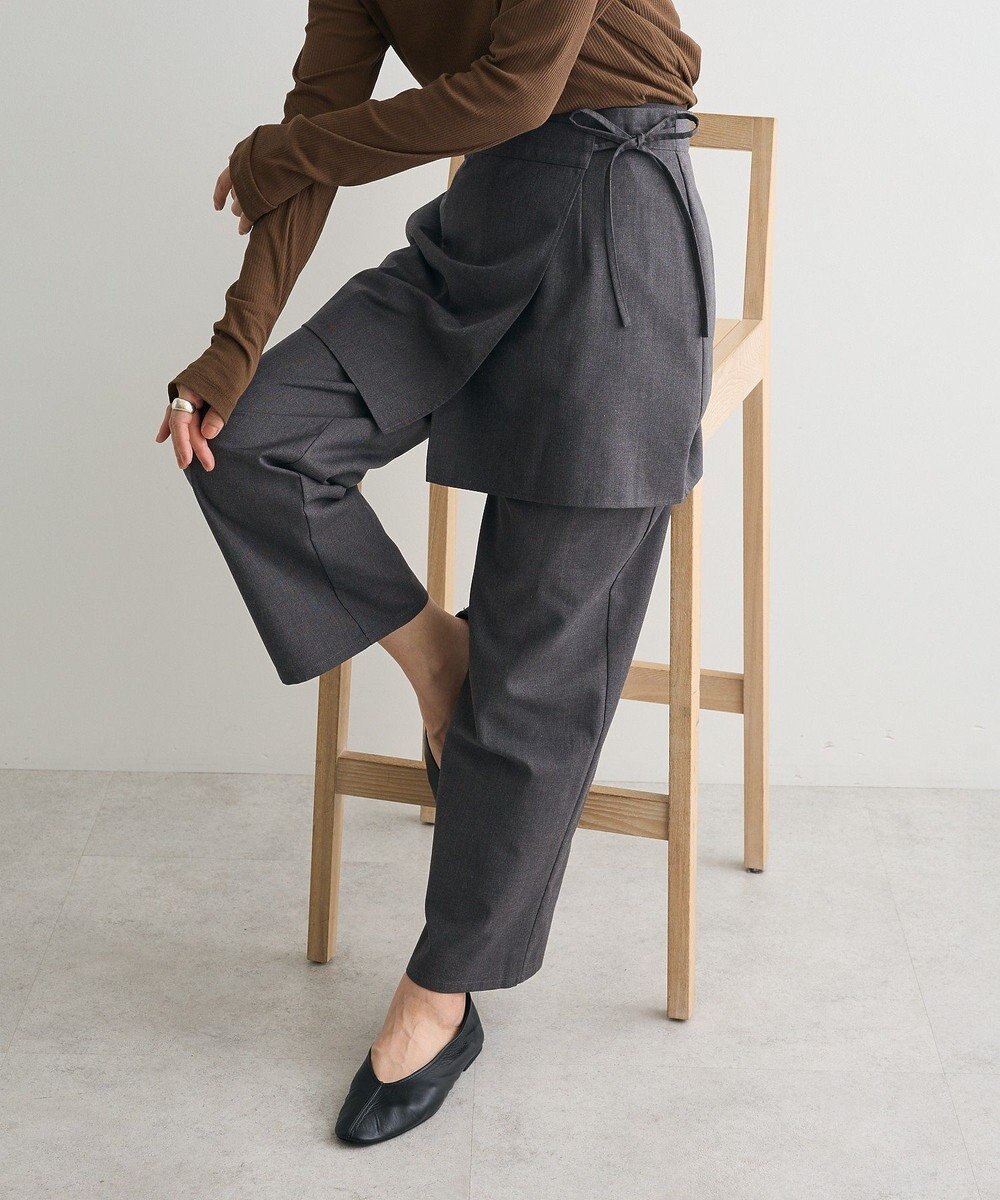 CRAFT STANDARD BOUTIQUE レイヤードデザインパンツ 