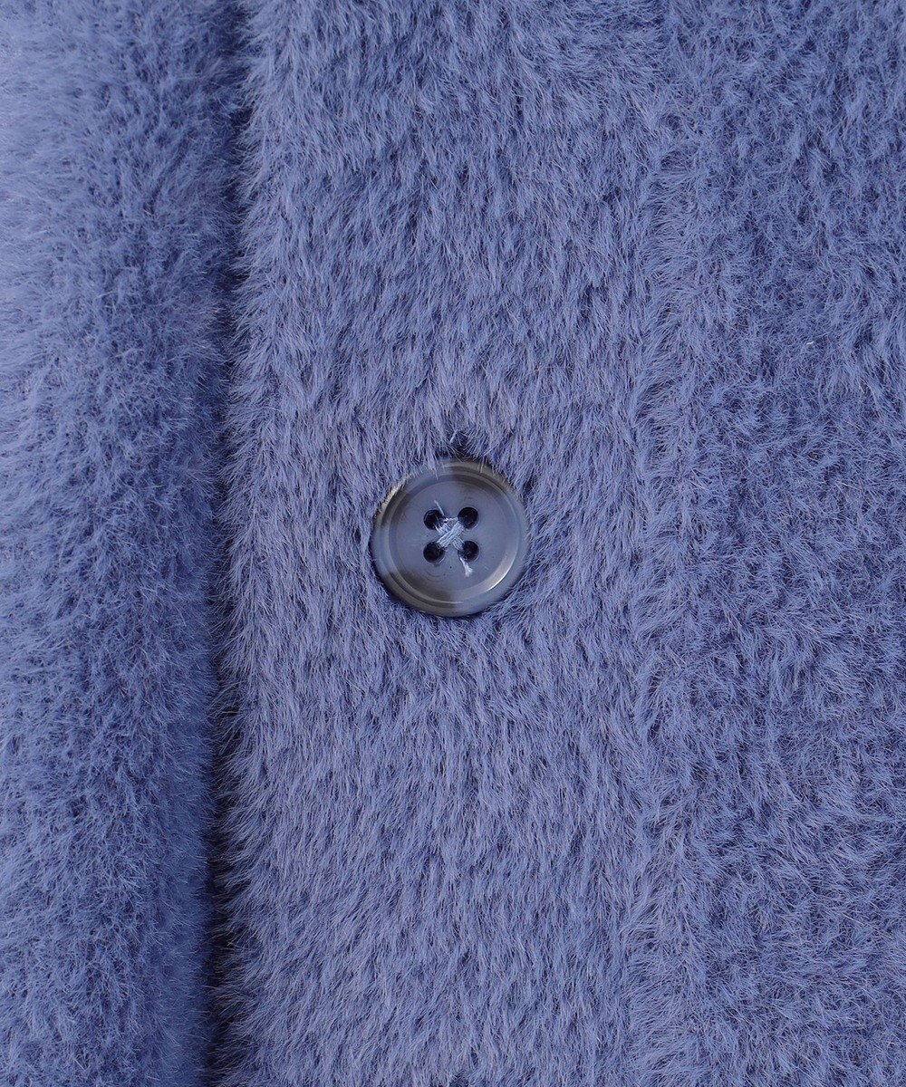 ANY 【洗濯機可】フェザーニットカーディガン 