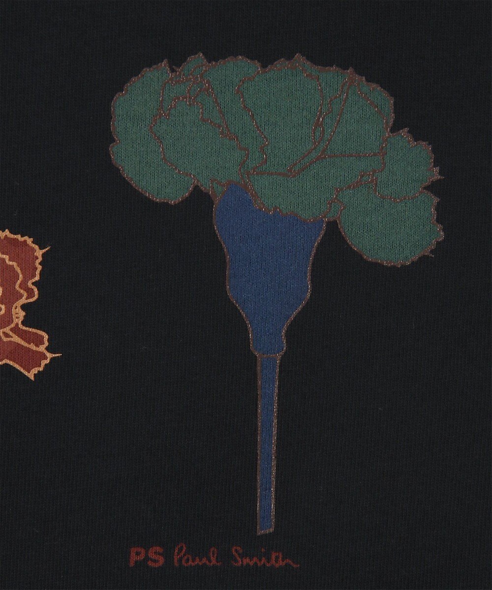 Paul Smith ペインティングフラワー 長袖Tシャツ 