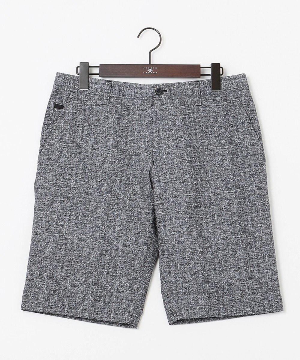 JOSEPH ABBOUD 【イージーケア】ウエストも伸びる！ライトウェーブ ハーフパンツ 