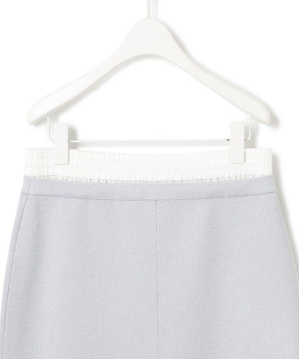 ICB L 【洗える】コットンポリエステルスムース ニットスカート 