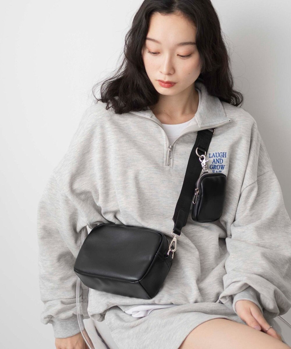 WEGO ポーチ付きスクエアショルダー 