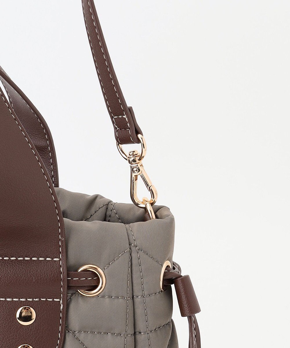 LA BAGAGERIE グリッドキルティングトート 