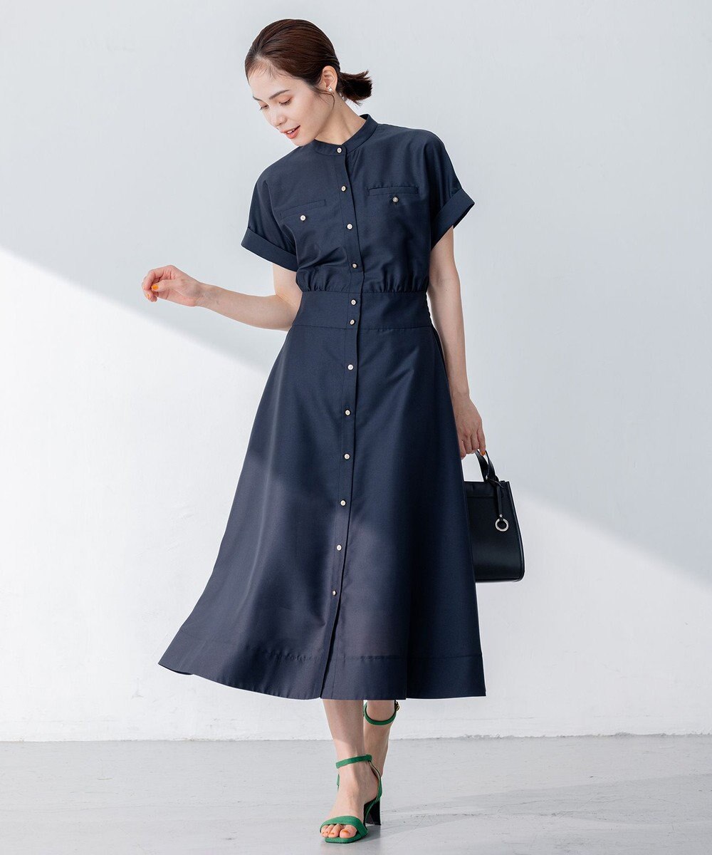 組曲 L 【洗える・涼感】シアーボイル ワンピース 