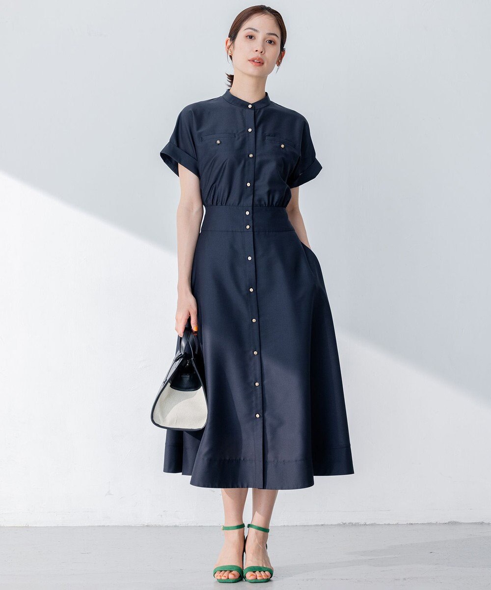 組曲 L 【洗える・涼感】シアーボイル ワンピース 