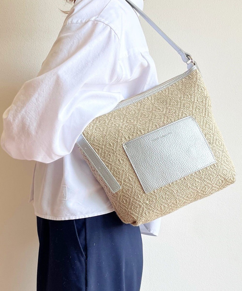 Hekhèr Le Style de Vie 【日本製 / 3WAY】ジュート×牛革 ショルダーバッグmedium 