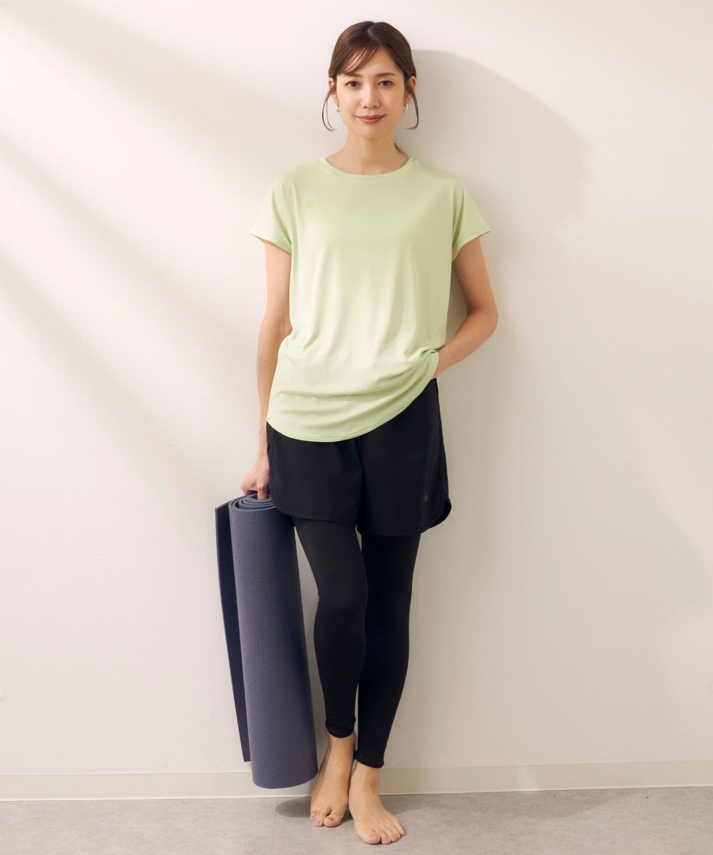 OP／FILA 【Kappa】フィットネスウェア 3点セット Ｔシャツ＋ショートパンツ＋レギンス 