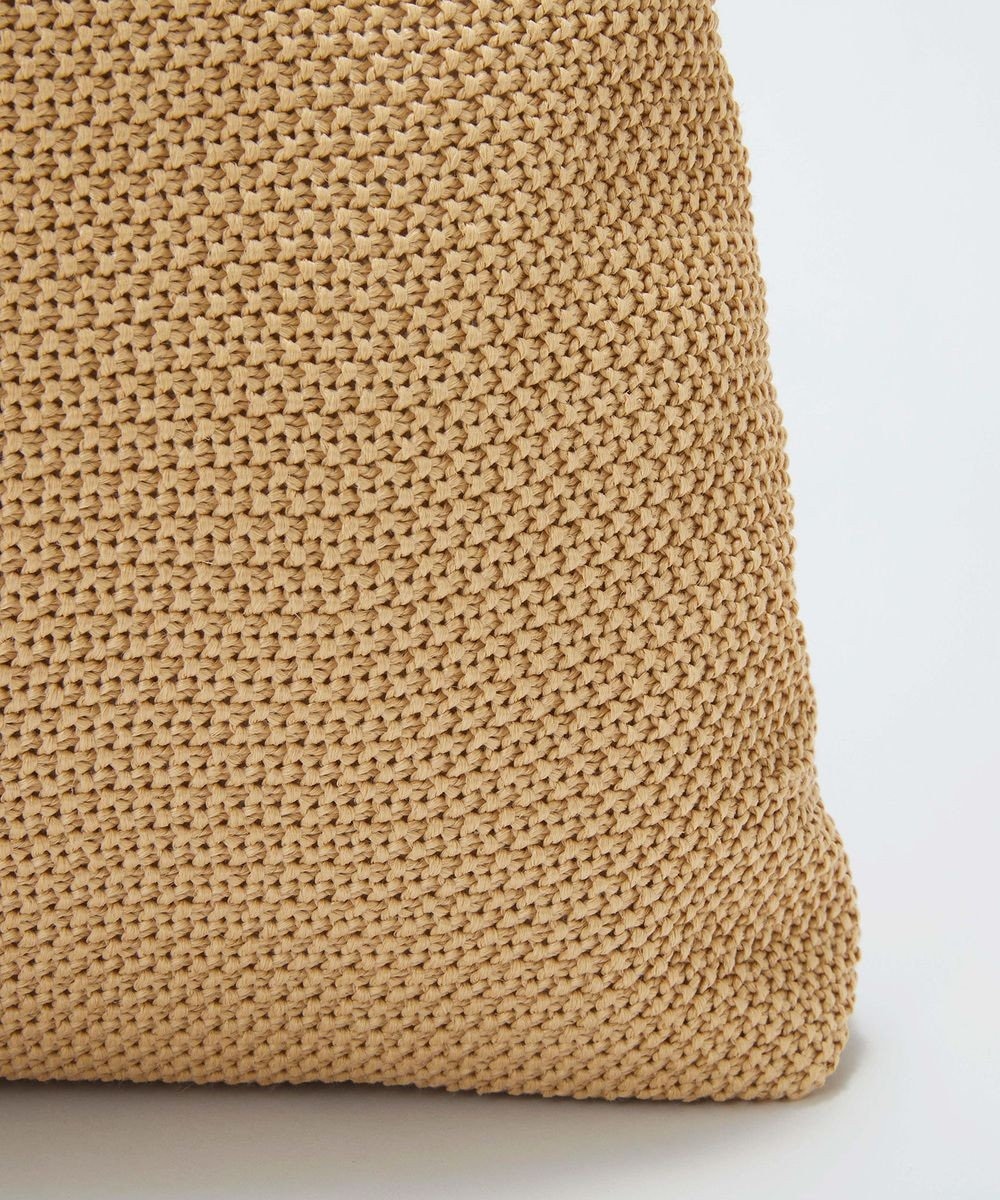 TOPKAPI 【Breath TOPKAPI】レザーコンビ 雑材風 シンプル ショルダーバッグ チャーム付き 